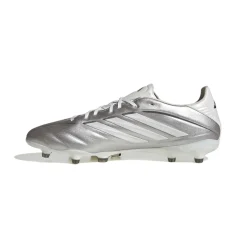 adidas Copa Pure IV Pro Gras Voetbalschoenen (FG) Zilver Wit Donkergrijs