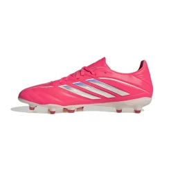 adidas Copa Pure IV Pro Gras Voetbalschoenen (FG) Felroze Zilver Wit