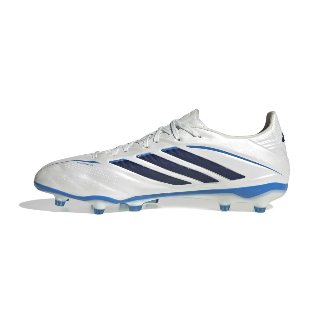 adidas Copa Pure IV Pro Gras Voetbalschoenen (FG) Wit Blauw Donkerblauw