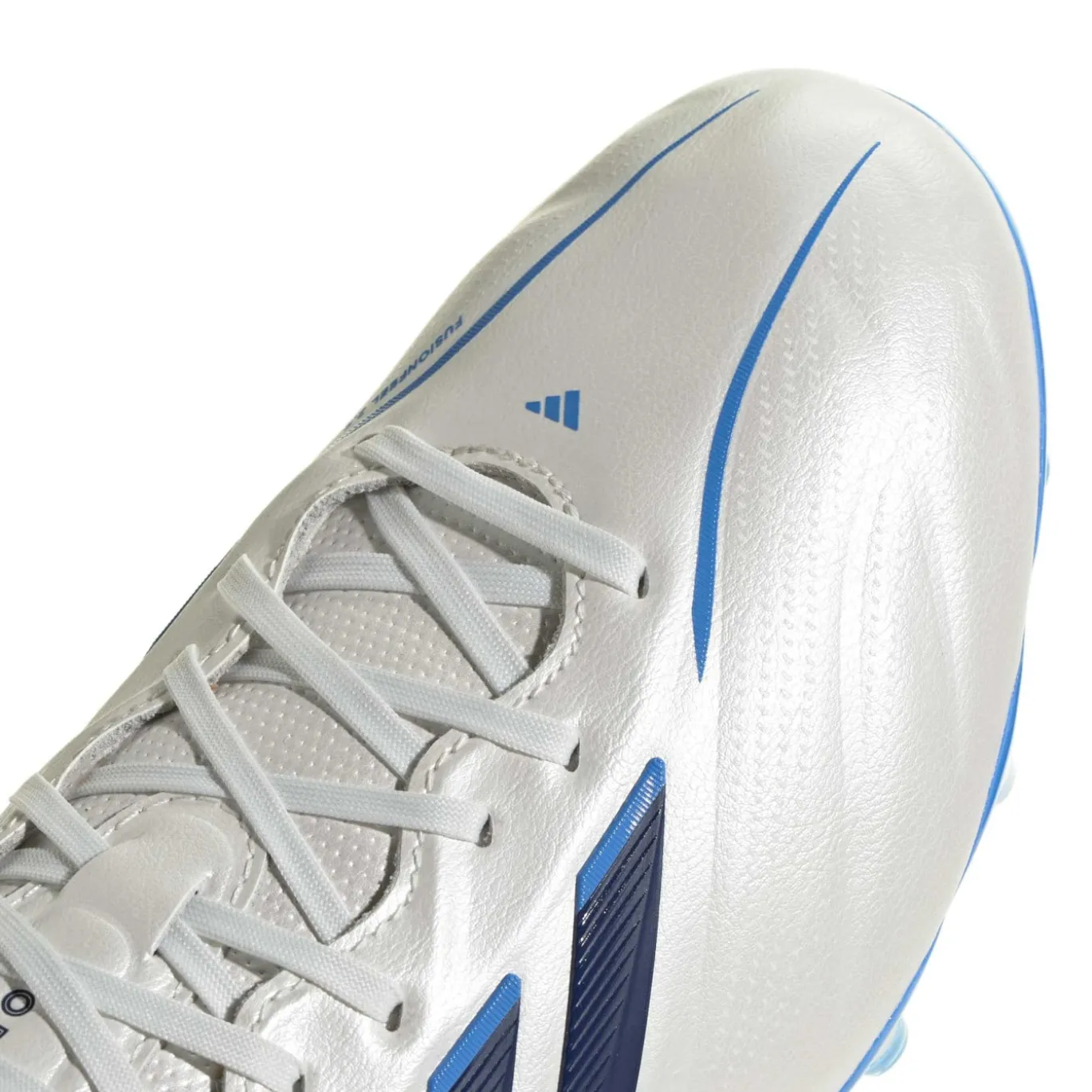 adidas Copa Pure IV Pro Gras Voetbalschoenen (FG) Wit Blauw Donkerblauw