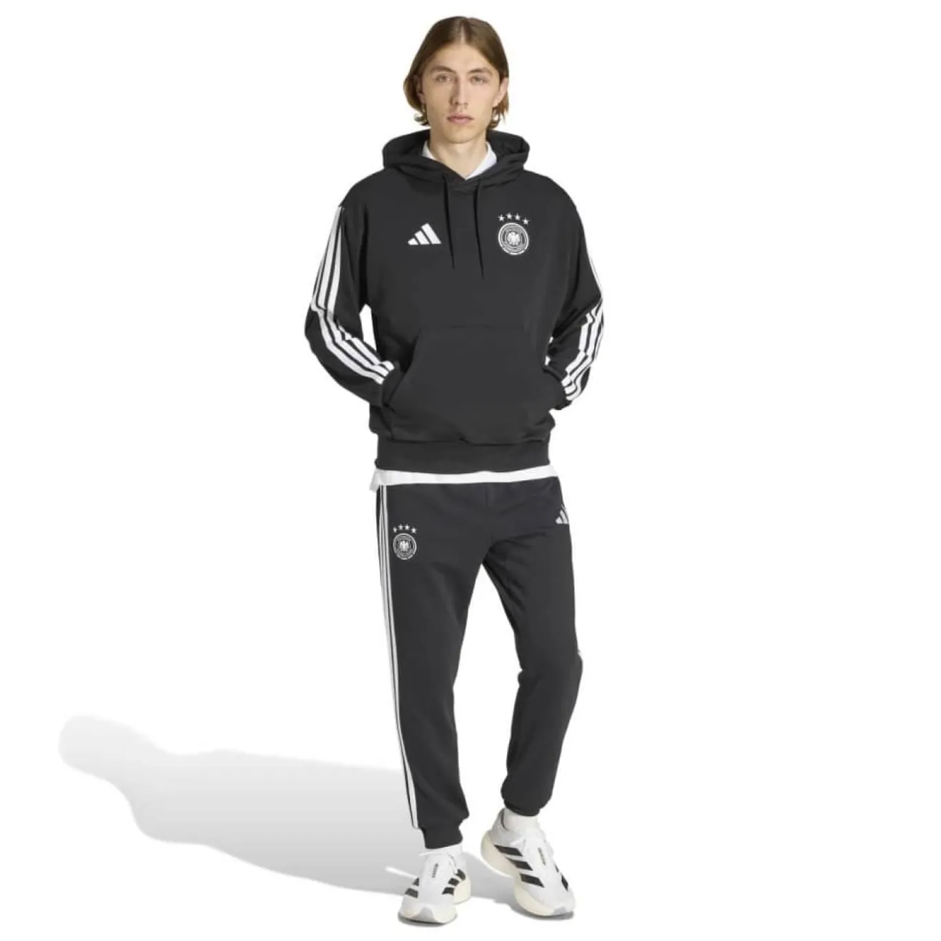 adidas Duitsland DNA Joggingbroek 2026-2028 Zwart Wit