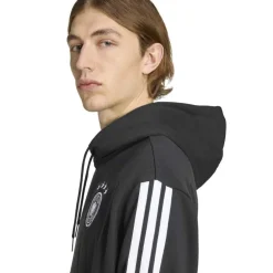 adidas Duitsland DNA Trainingspak Hooded 2026-2028 Zwart Wit
