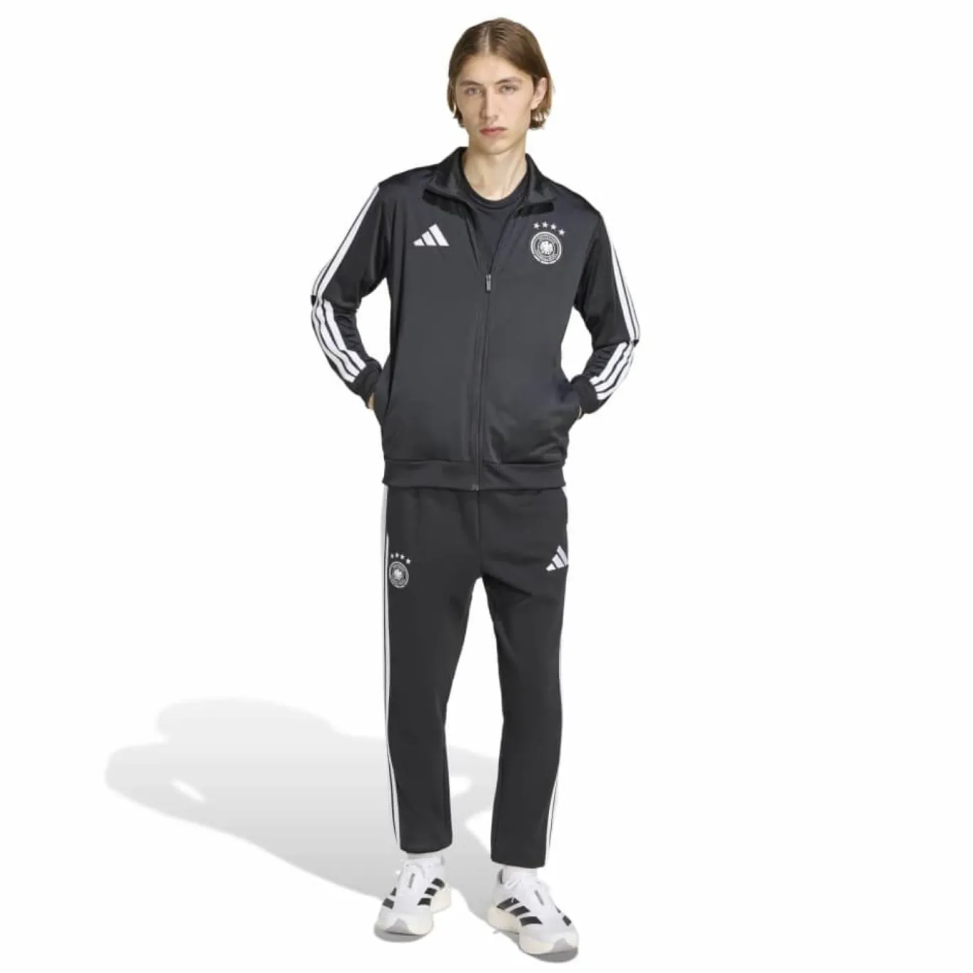 adidas Duitsland DNA Trainingsjack 2026-2028 Zwart Wit