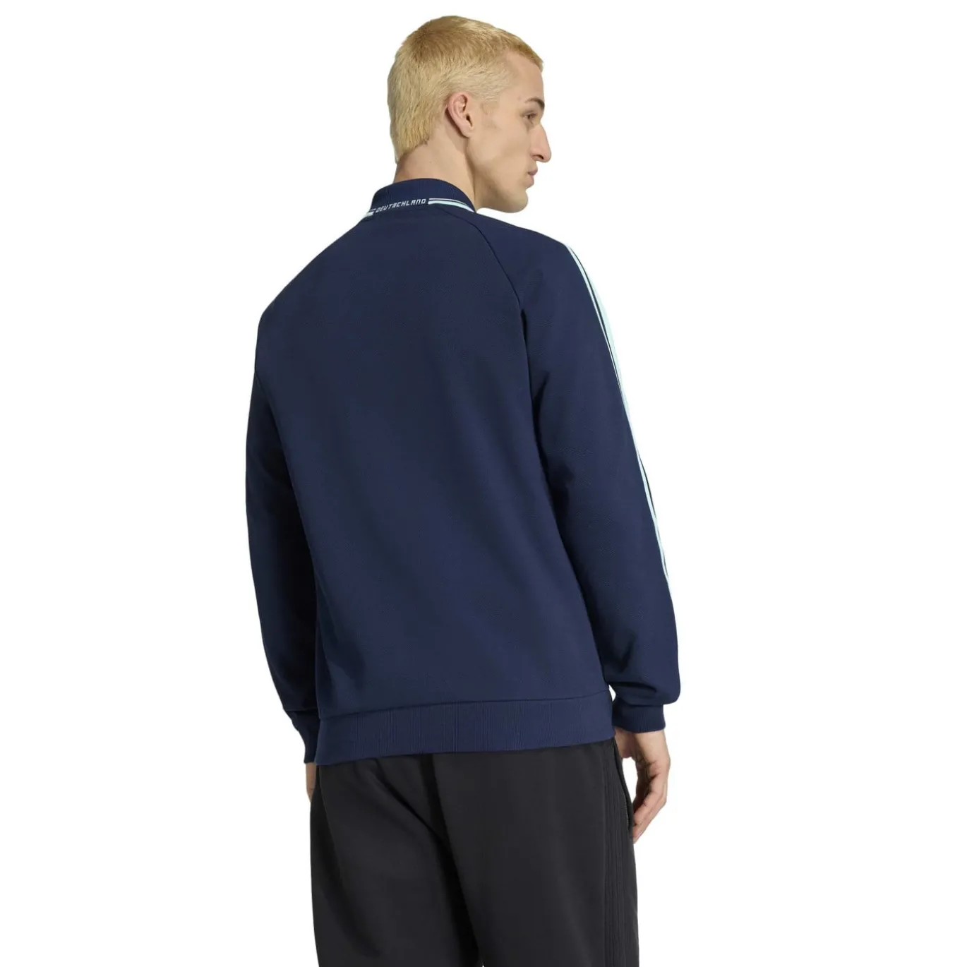 adidas Duitsland Originals Anthem Trainingsjack Donkerblauw Lichtblauw Wit