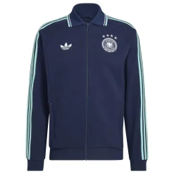 adidas Duitsland Originals Anthem Trainingsjack Donkerblauw Lichtblauw Wit