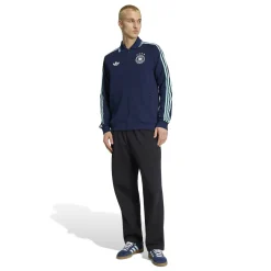 adidas Duitsland Originals Anthem Trainingsjack Donkerblauw Lichtblauw Wit