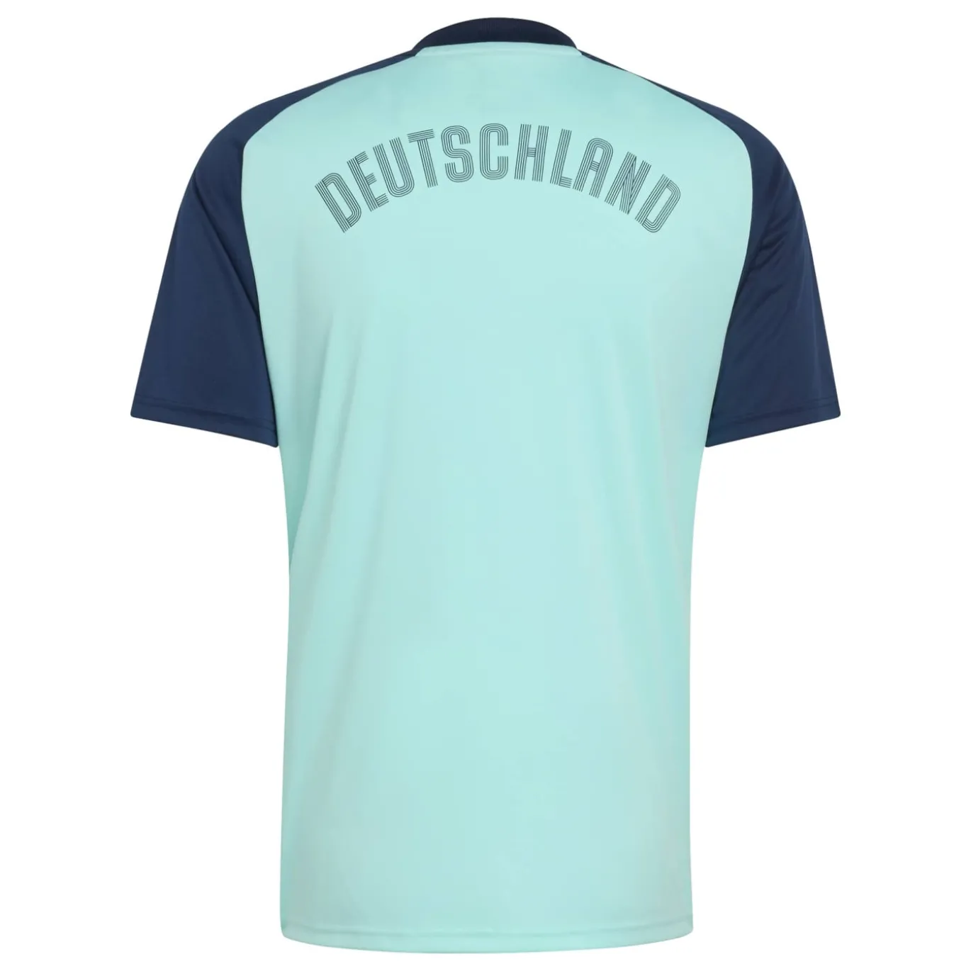 adidas Duitsland Pre-Match Trainingsshirt 2026-2028 Turquoise Donkerblauw