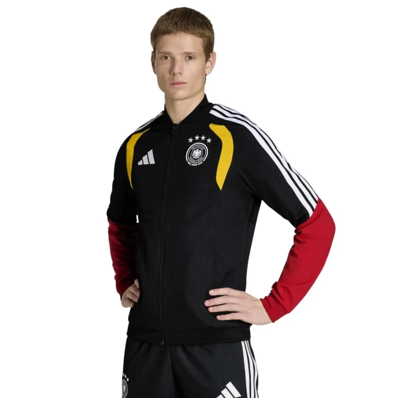 adidas Duitsland Presentatie Trainingsjack 2026-2028 Zwart Wit