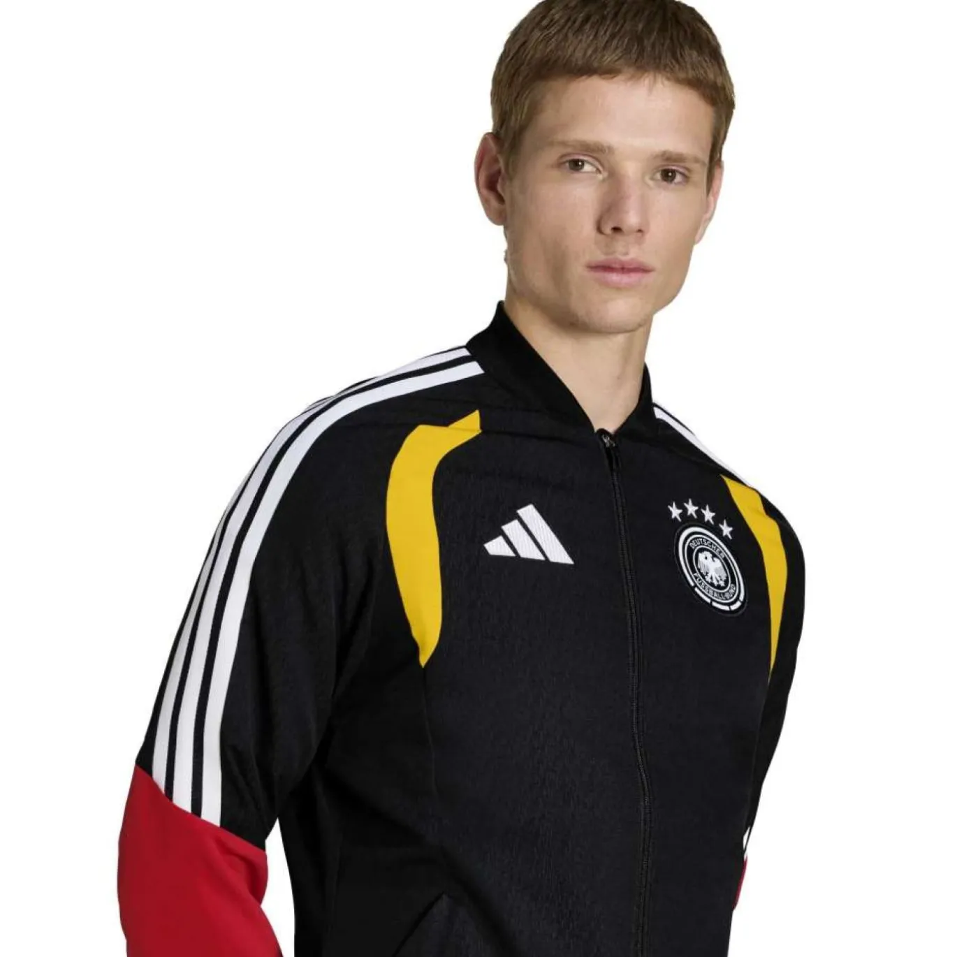 adidas Duitsland Presentatie Trainingsjack 2026-2028 Zwart Wit