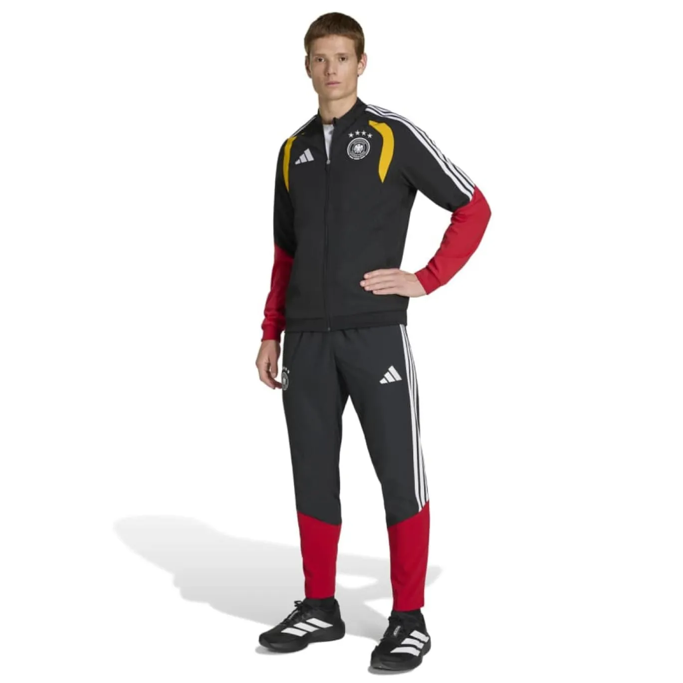 adidas Duitsland Presentatie Trainingsjack 2026-2028 Zwart Wit