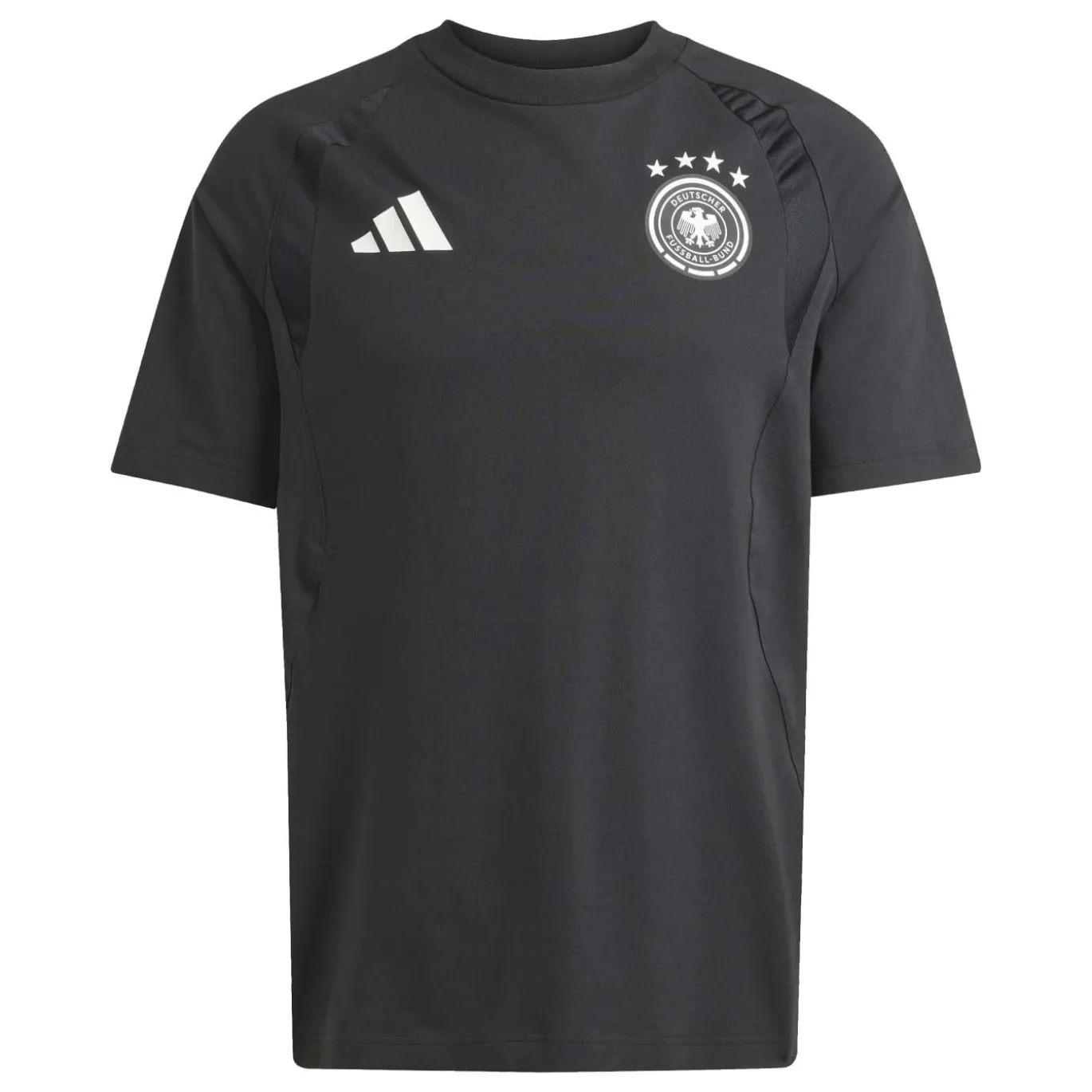 adidas Duitsland Tiro Travel T-Shirt 2026-2028 Zwart Wit