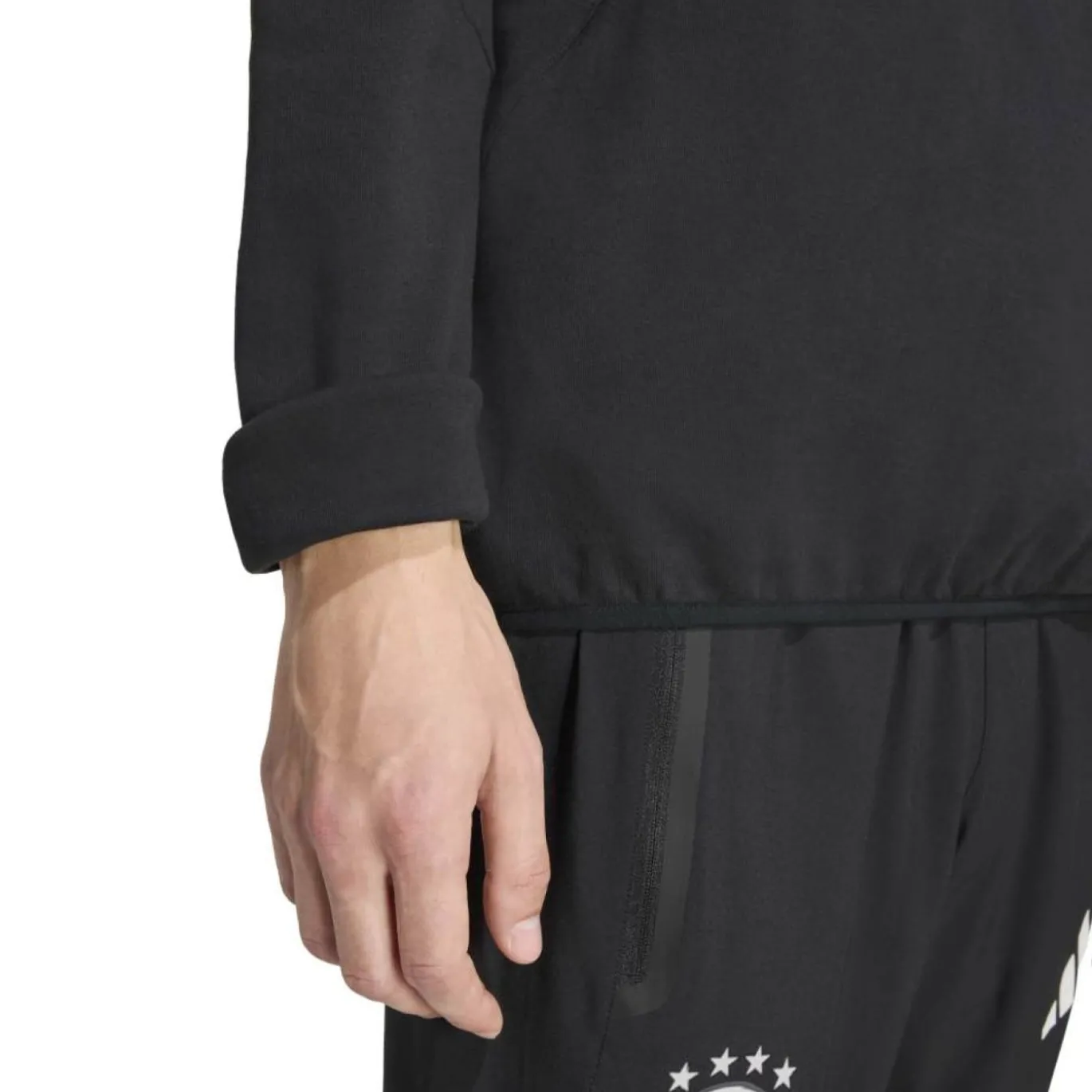 adidas Duitsland Tiro Travel Crew Sweater 2026-2028 Zwart Wit