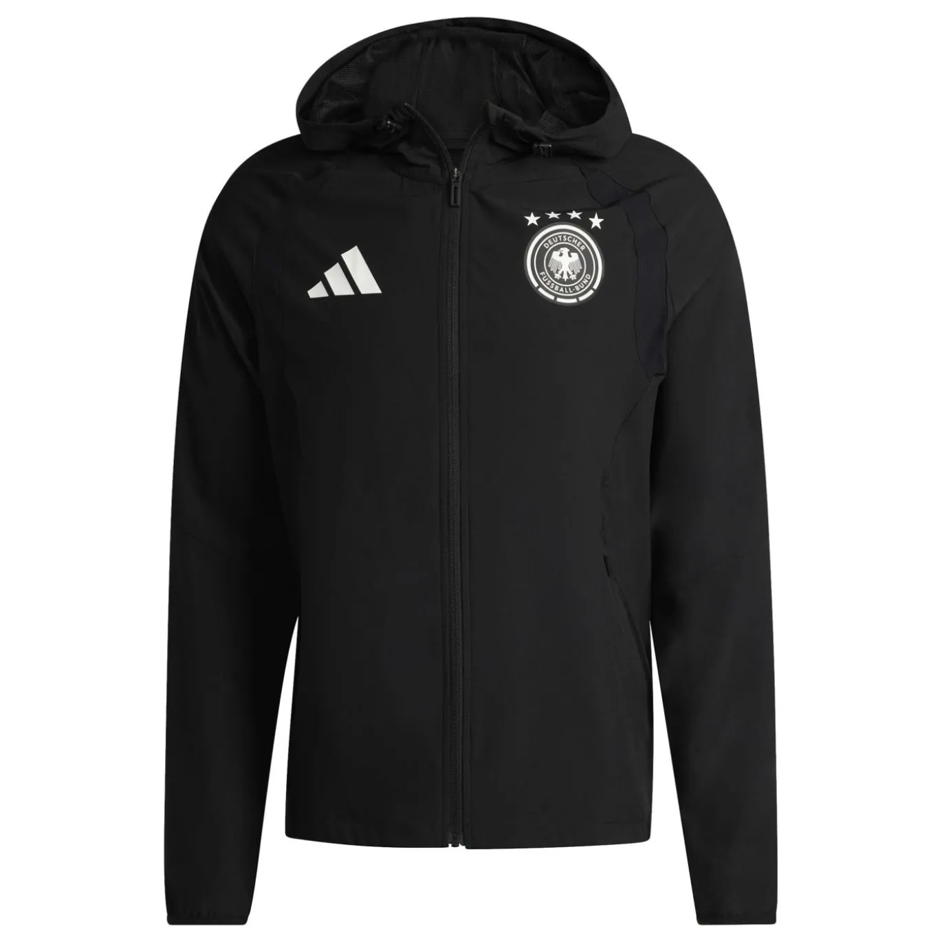 adidas Duitsland Tiro Travel Trainingsjack 2026-2028 Zwart Wit