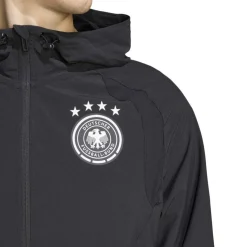 adidas Duitsland Tiro Travel Trainingspak Full-Zip 2026-2028 Zwart Wit