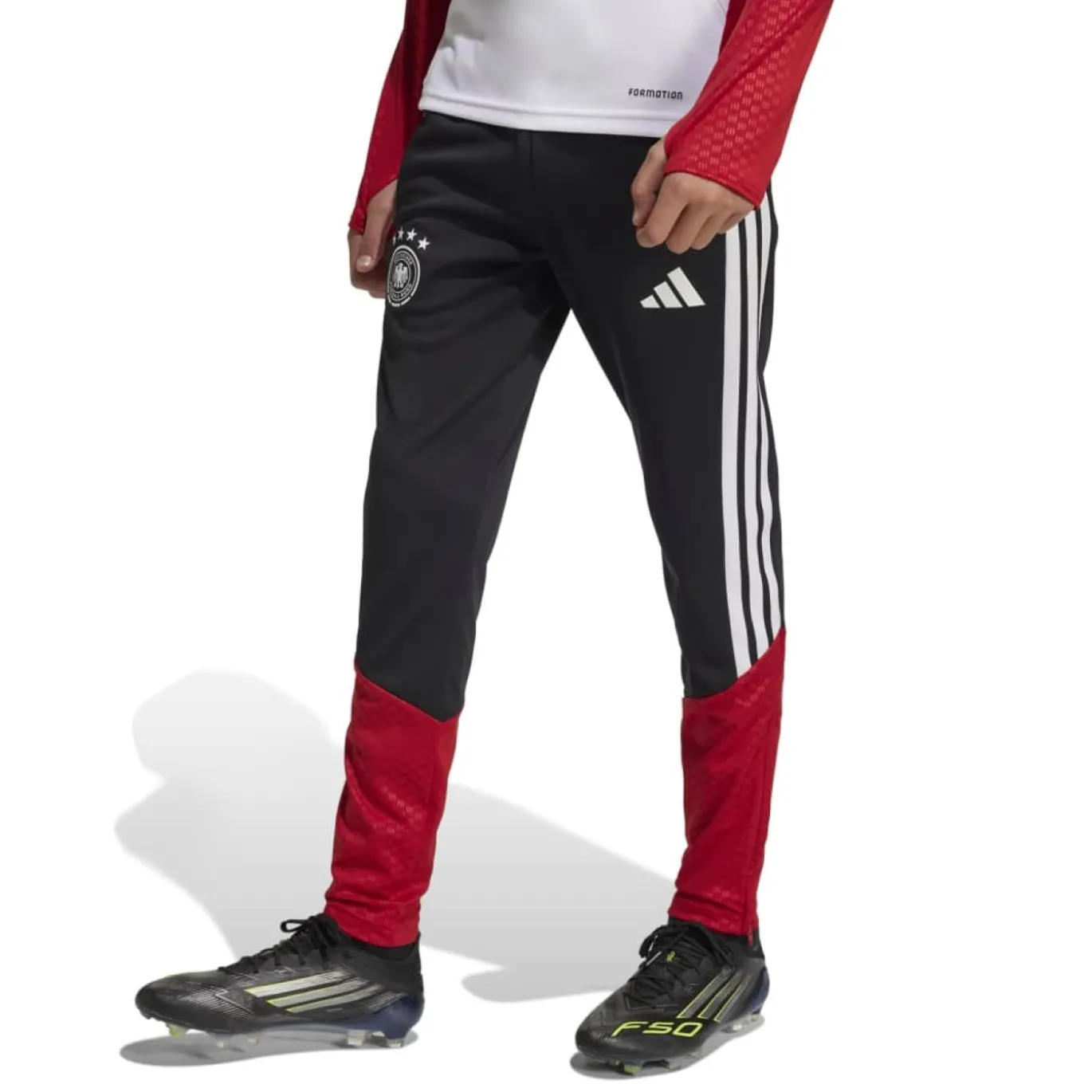 adidas Duitsland Trainingsbroek 2026-2028 Kids Zwart Wit