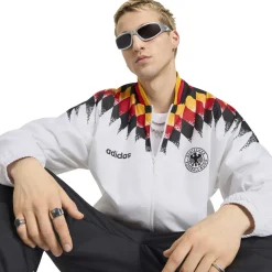 adidas Duitsland Trainingsjack 1994 Wit Zwart Rood Geel