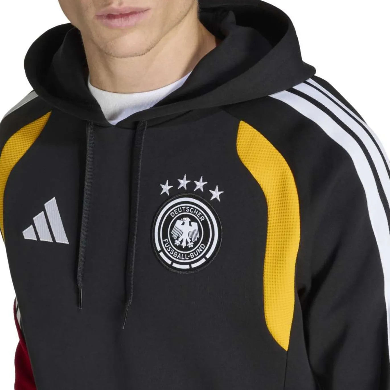 adidas Duitsland Trainingspak Hooded 2026-2028 Zwart Wit
