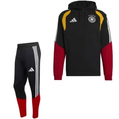 adidas Duitsland Trainingspak Hooded 2026-2028 Zwart Wit