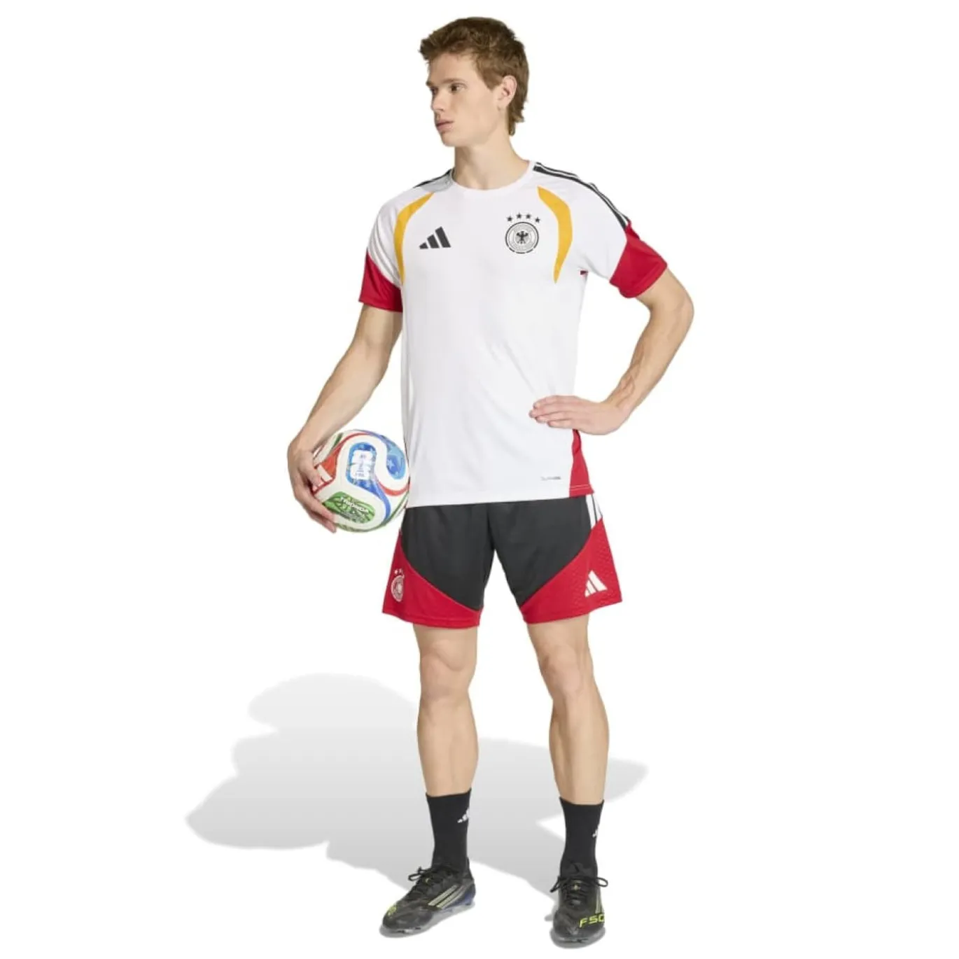 adidas Duitsland Trainingsset 2026-2028 Wit Zwart