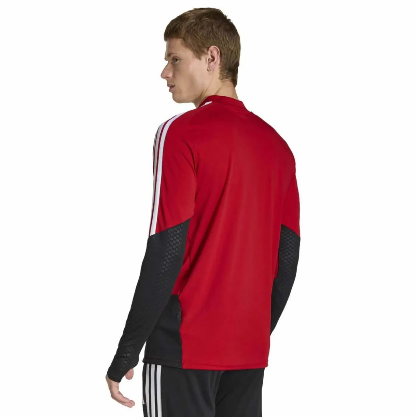 adidas Duitsland Trainingstrui 1/4-Zip 2026-2028 Rood Wit