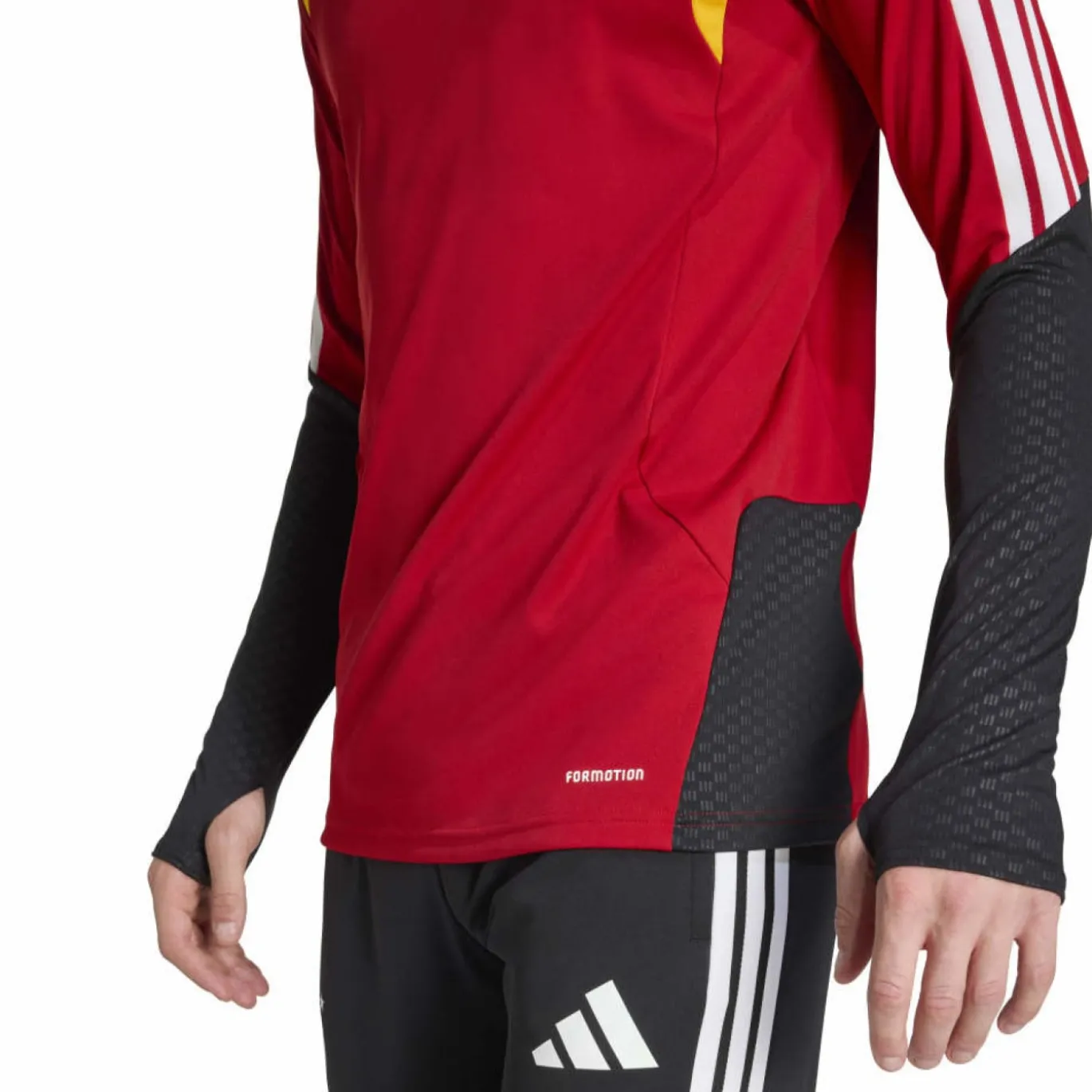 adidas Duitsland Trainingstrui 1/4-Zip 2026-2028 Rood Wit