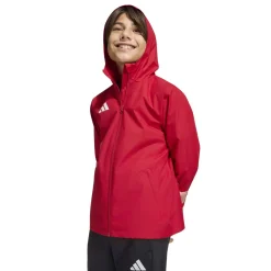 adidas Entrada 26 Allweather Trainingsjack Kids Rood Wit