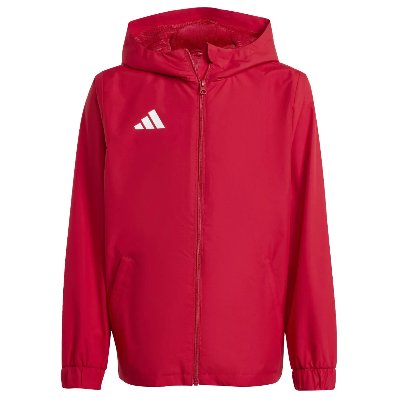 adidas Entrada 26 Allweather Trainingsjack Kids Rood Wit