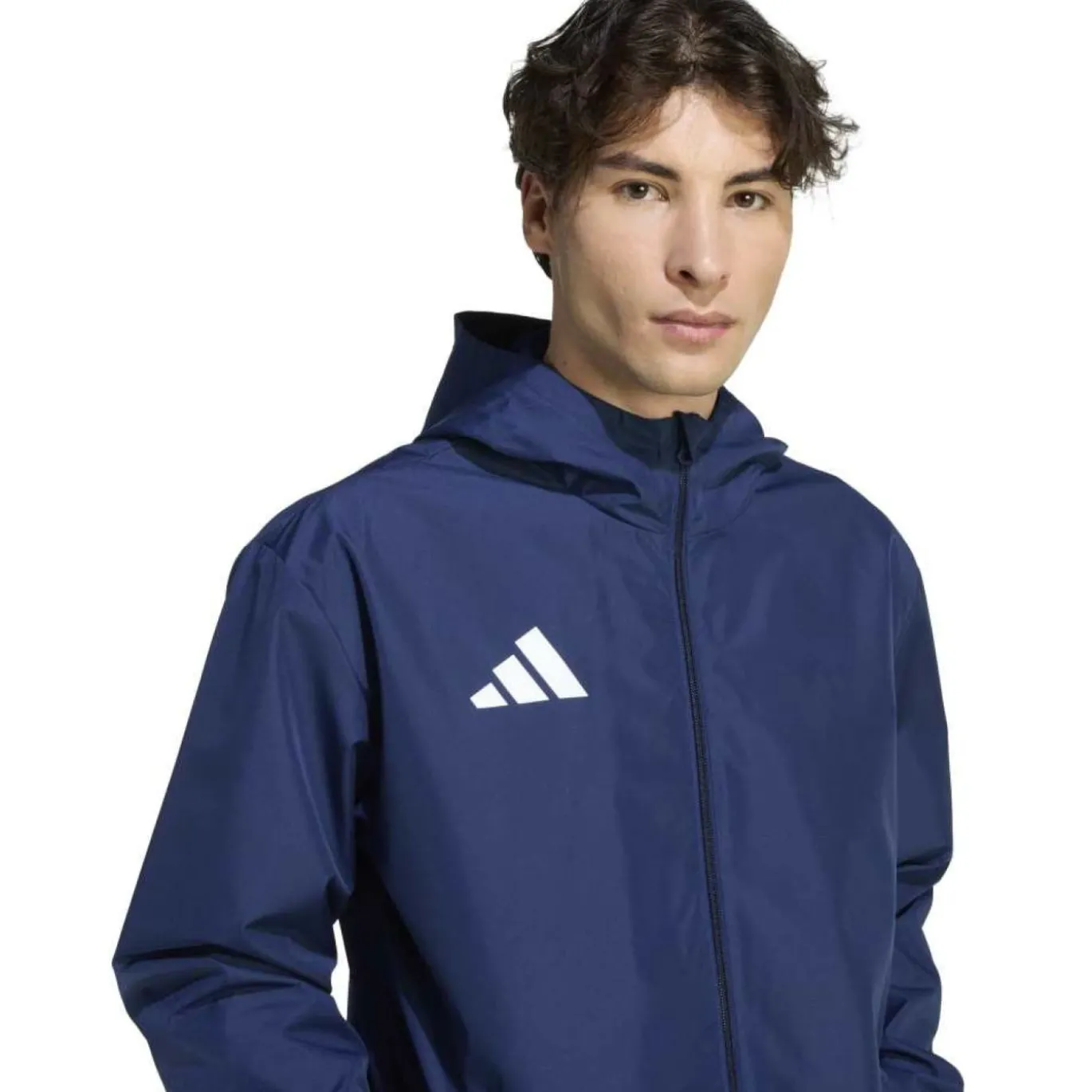 adidas Entrada 26 Allweather Trainingsjack Donkerblauw Wit
