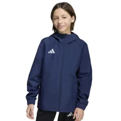 adidas Entrada 26 Allweather Trainingsjack Kids Donkerblauw Wit