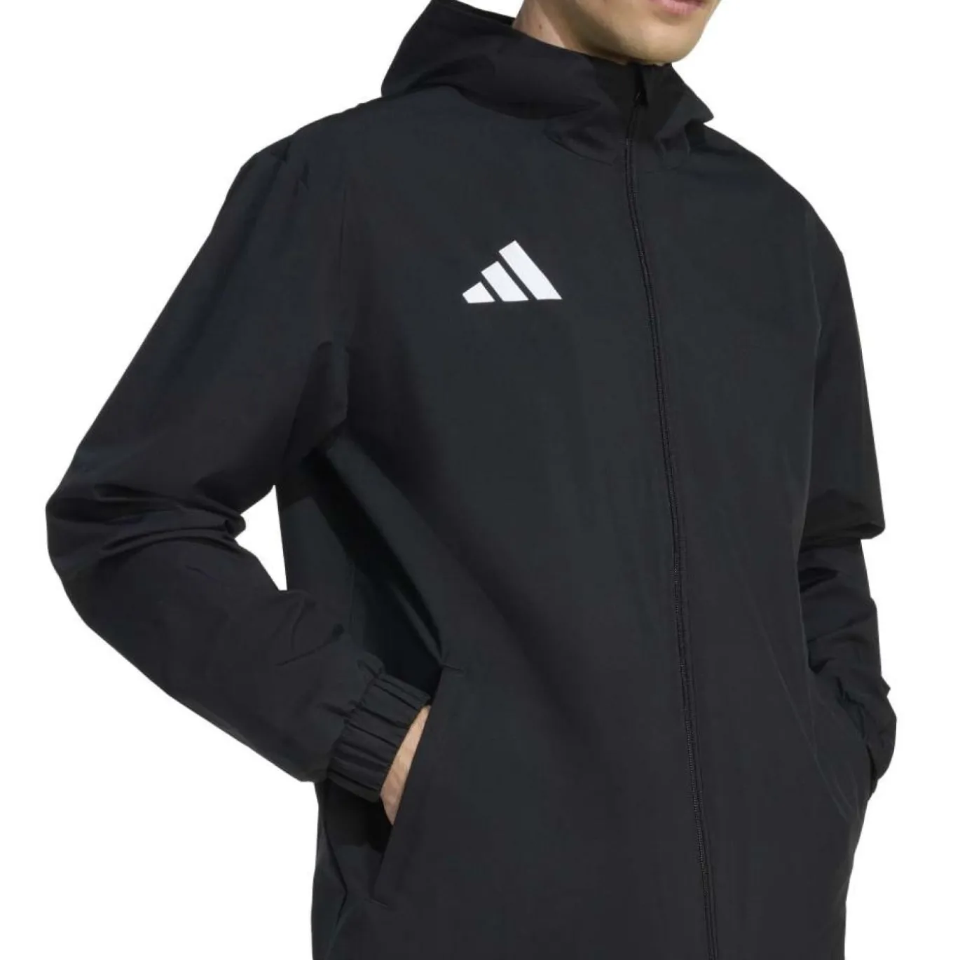 adidas Entrada 26 Allweather Trainingsjack Zwart Wit