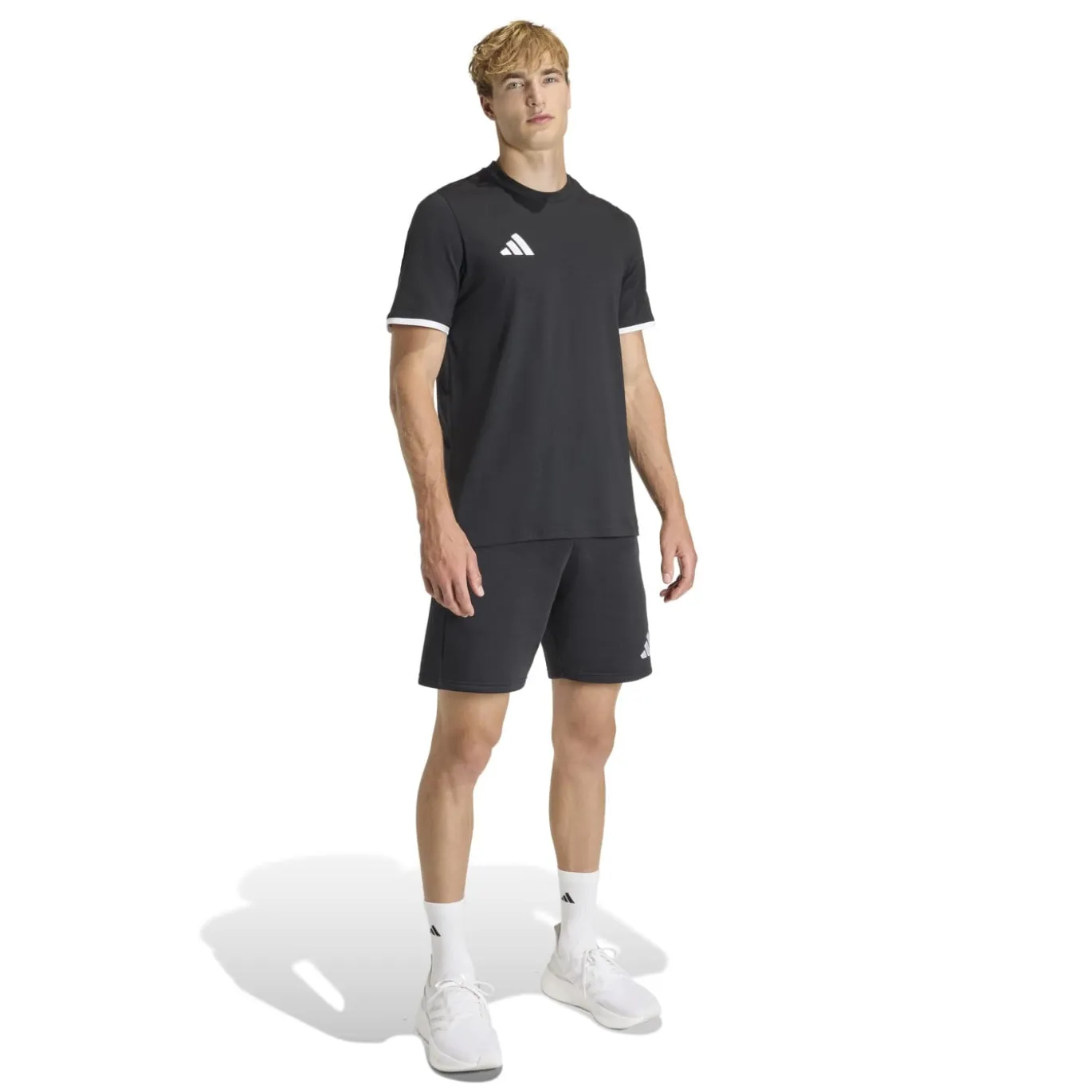 adidas Entrada 26 Casual T-Shirt Zwart Wit