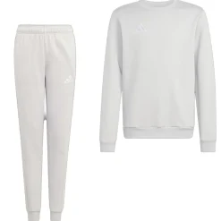 adidas Entrada 26 Crew Sweater Joggingpak Kids Grijs Wit