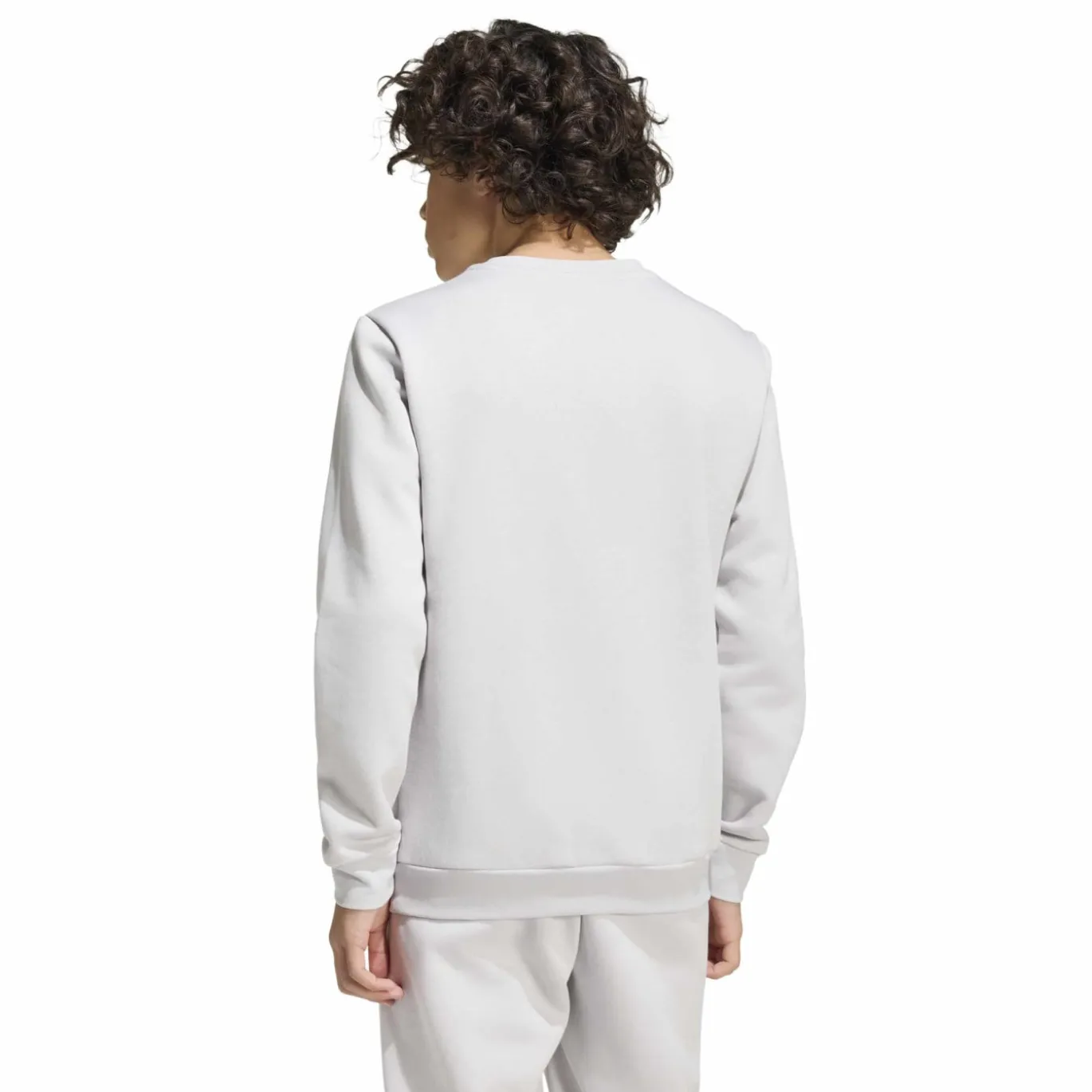 adidas Entrada 26 Crew Sweater Joggingpak Kids Grijs Wit