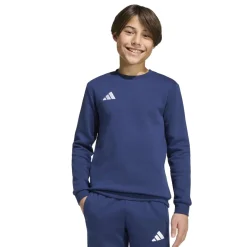 adidas Entrada 26 Crew Sweater Joggingpak Kids Donkerblauw Wit