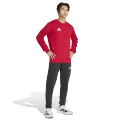 adidas Entrada 26 Crew Sweater Joggingpak Rood Zwart