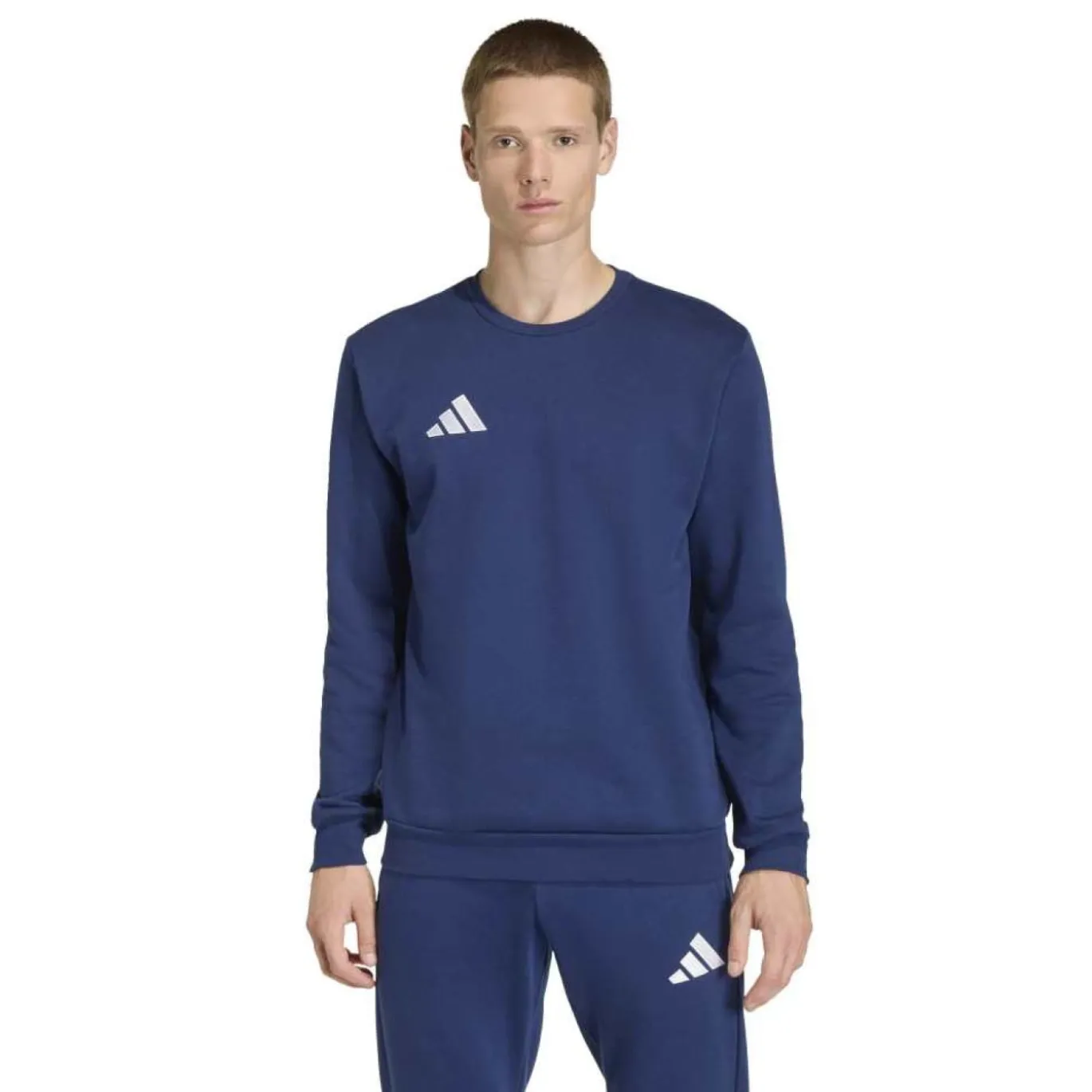 adidas Entrada 26 Crew Sweater Joggingpak Donkerblauw Wit