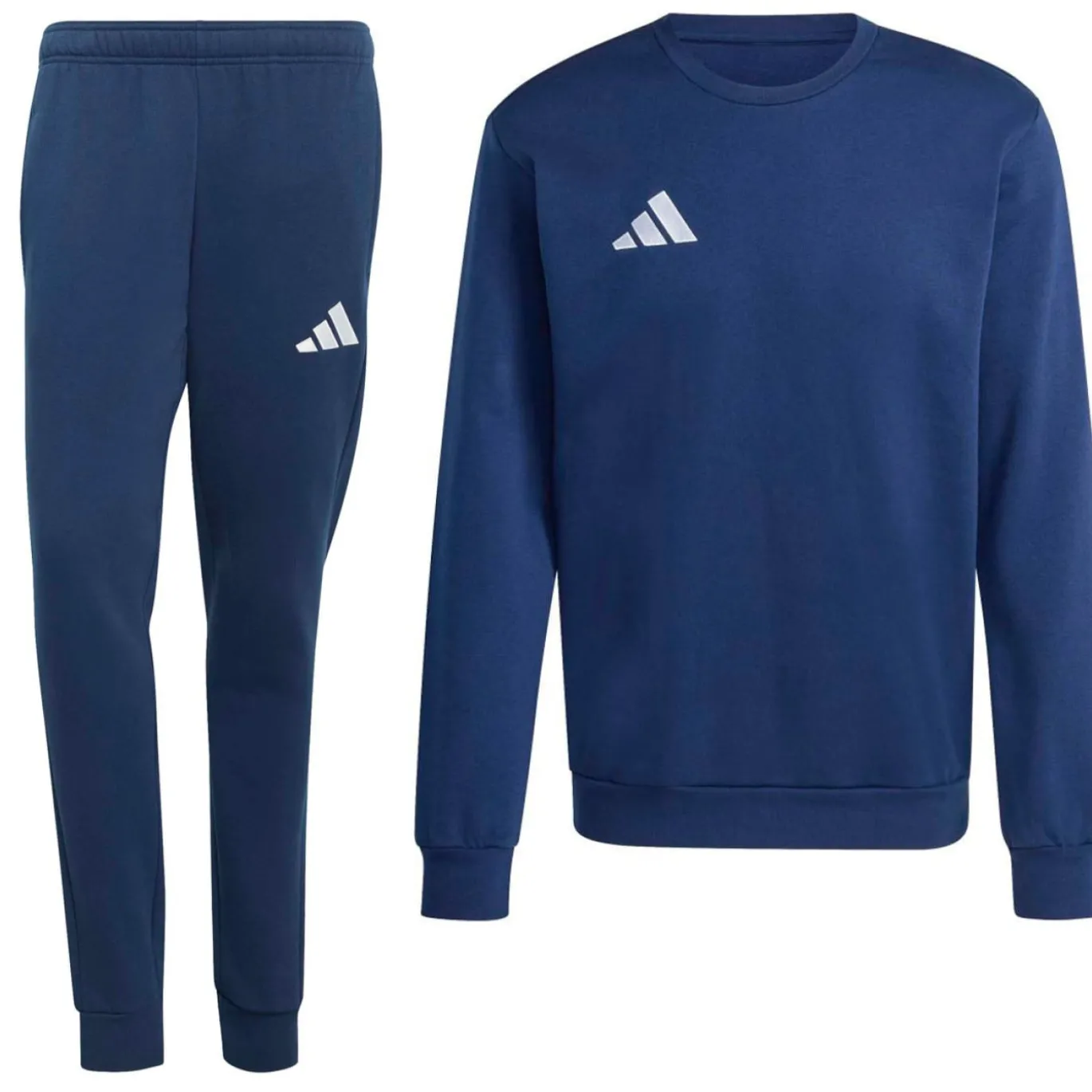 adidas Entrada 26 Crew Sweater Joggingpak Donkerblauw Wit