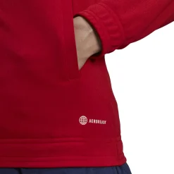 adidas Entrada 22 Full-Zip Trainingspak Dames Rood Zwart Wit