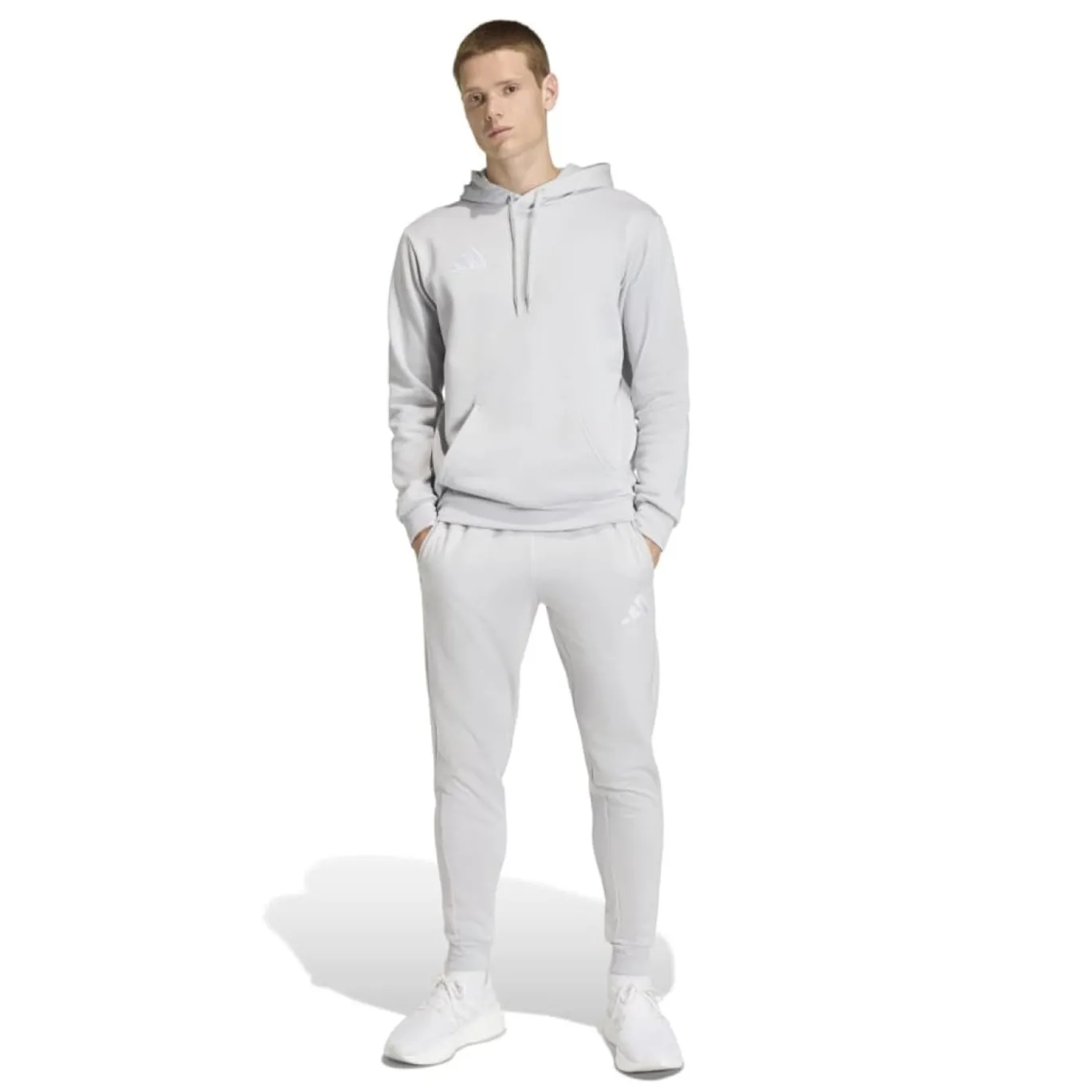 adidas Entrada 26 Hoodie Grijs Wit