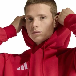 adidas Entrada 26 Hoodie Joggingpak Rood Zwart