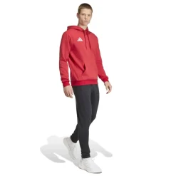 adidas Entrada 26 Hoodie Joggingpak Rood Zwart
