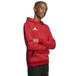 adidas Entrada 26 Hoodie Joggingpak Kids Rood Zwart