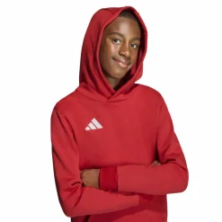 adidas Entrada 26 Hoodie Joggingpak Kids Rood Zwart