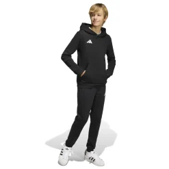adidas Entrada 26 Hoodie Joggingpak Kids Zwart Wit