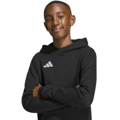 adidas Entrada 26 Hoodie Joggingpak Kids Zwart Wit