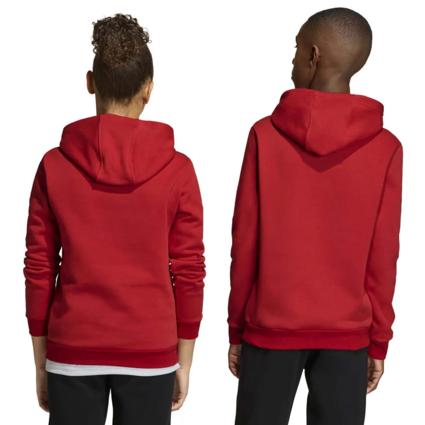 adidas Entrada 26 Hoodie Kids Rood Wit