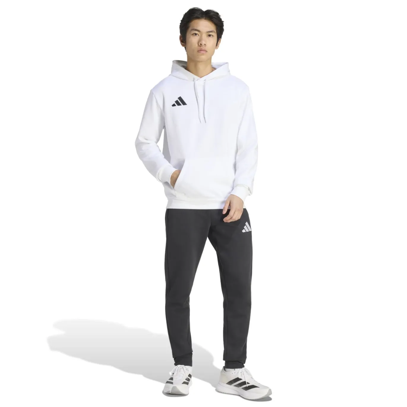 adidas Entrada 26 Hoodie Wit Zwart