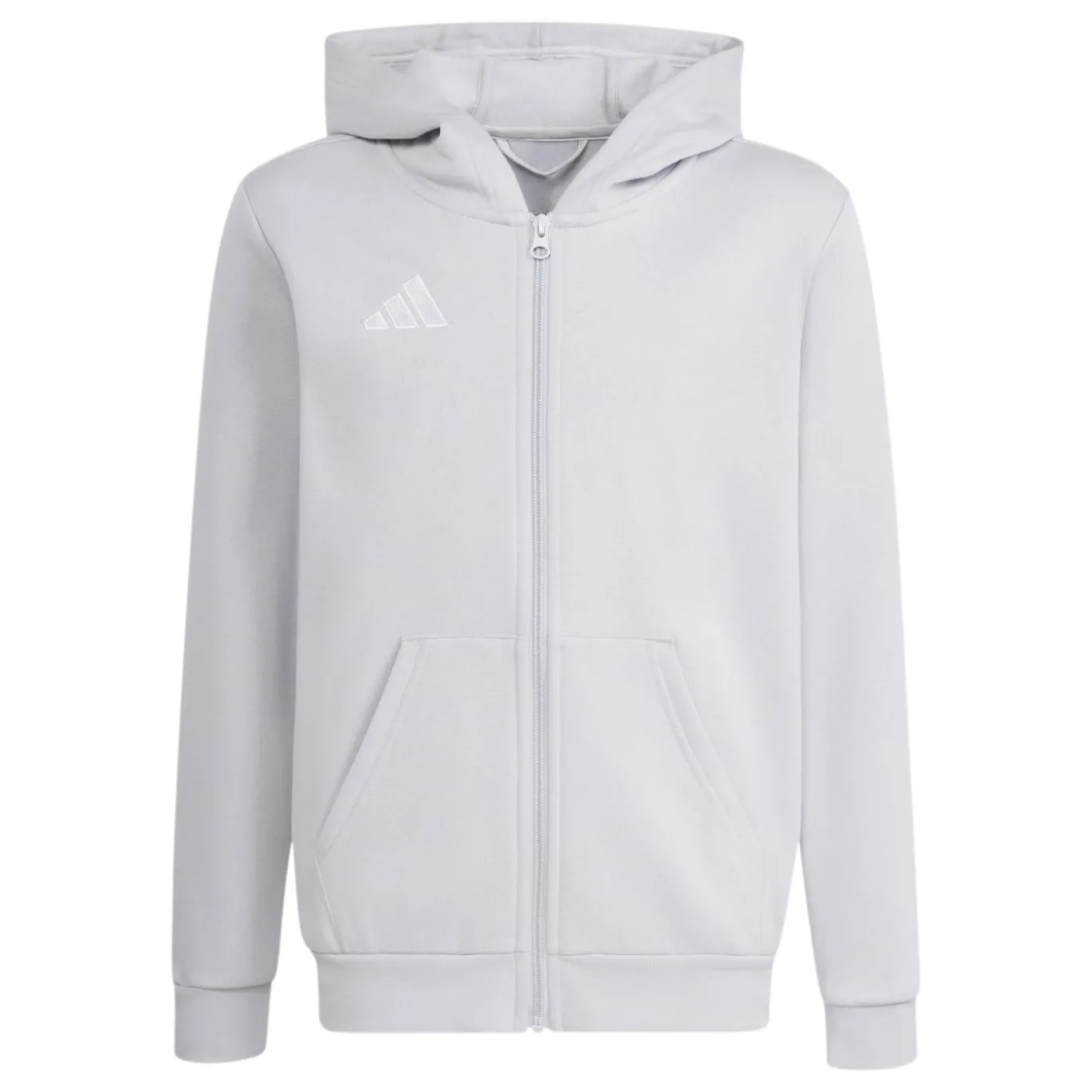 adidas Entrada 26 Joggingpak Full-Zip Vest Kids Grijs Wit