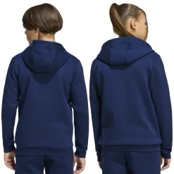 adidas Entrada 26 Joggingpak Full-Zip Vest Kids Donkerblauw Wit