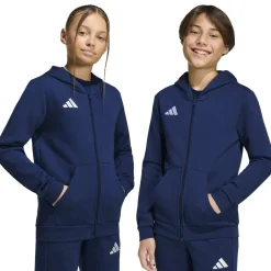 adidas Entrada 26 Joggingpak Full-Zip Vest Kids Donkerblauw Wit
